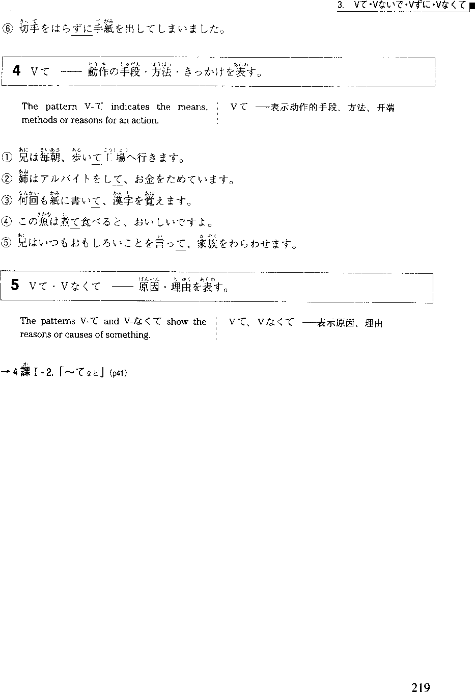 Vて・Vないで・Vずに・Vなくて | nonoの笔记